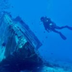 Wreck Diving - Diver and Wreck
