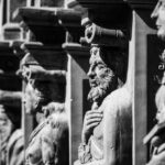 History - Grayscale Photography of Statues