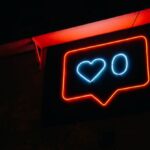 Popularity - Heart and Zero Neon Light Signage