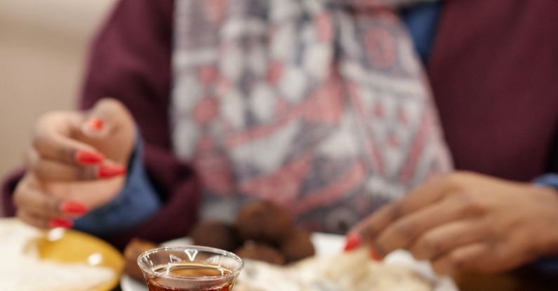 Adults-Only - Muslim Woman in Restaurant